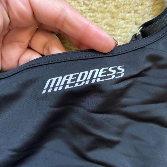 EUC MAED Sports Bra - Size M, Black - Picture 2 of 3